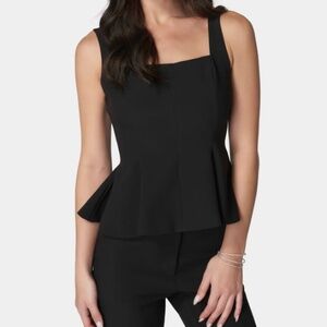 NWOT BEBE Thin Strap Peplum